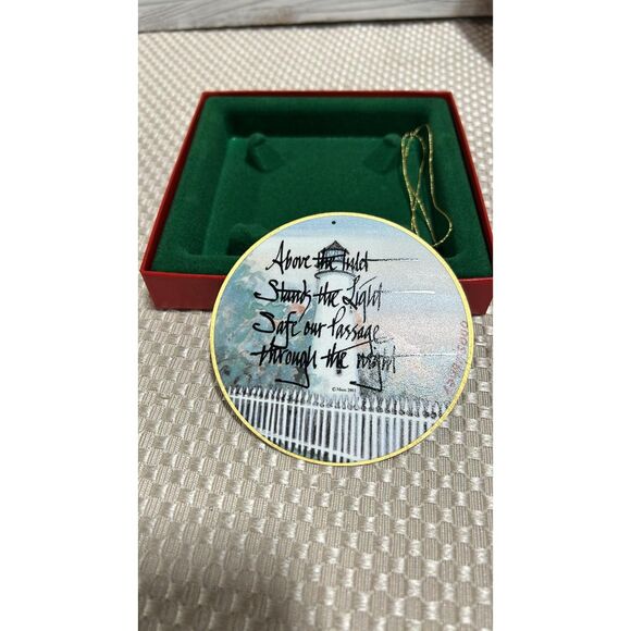 P. Buckley Moss Lighthouse Ornament Ocracke Lighthouse 2nd in Series - Picture 3 of 5